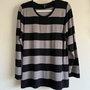 Cupio Black and Gray crewneck women’s sweater XL